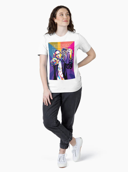 Eminem in WPAP Style Colorful