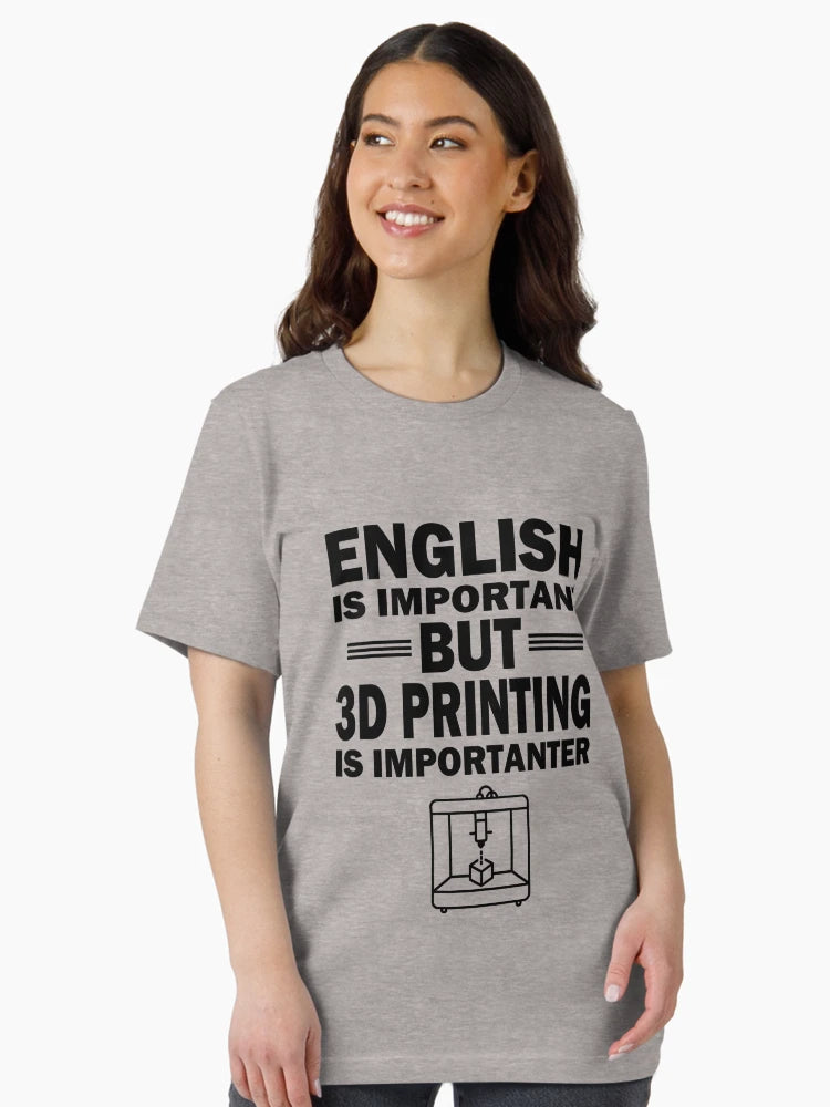 3D printer printing important saying hobby gift idea