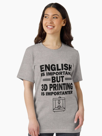 3D printer printing important saying hobby gift idea