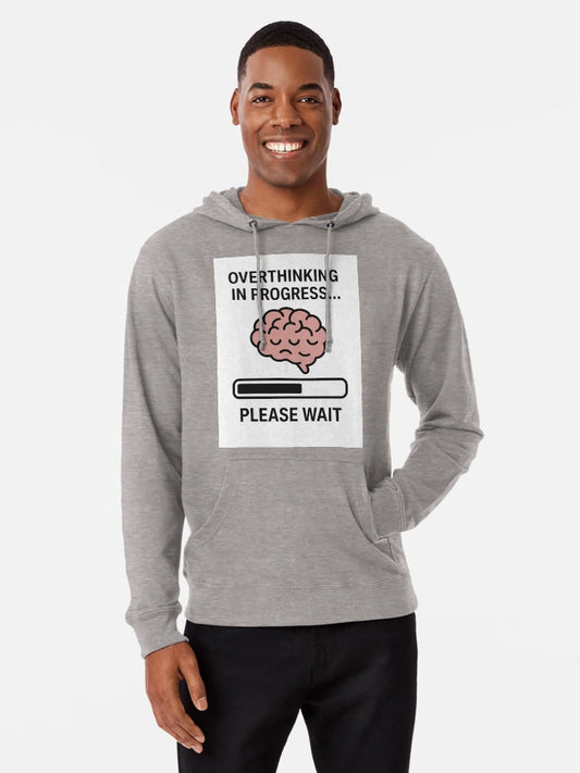 Overthinking in Progress Funny Brain Design