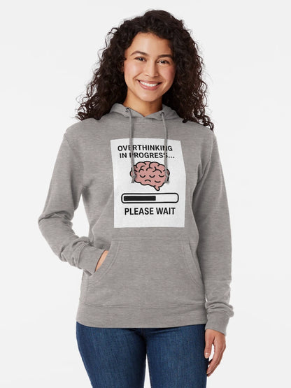 Overthinking in Progress Funny Brain Design