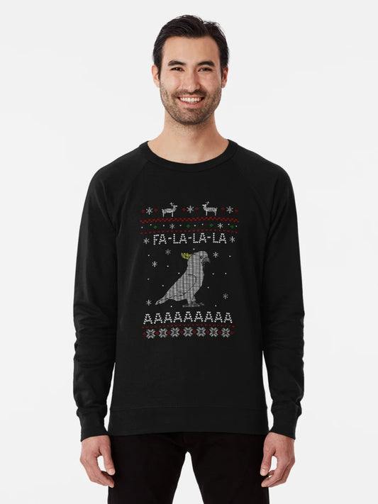 FA LA LA Ugly Christmas Sulphur Cockatoo