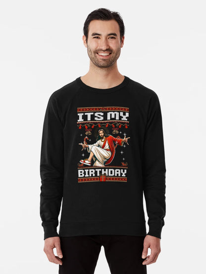 jesus its my birthday christmas xmas funny sweater