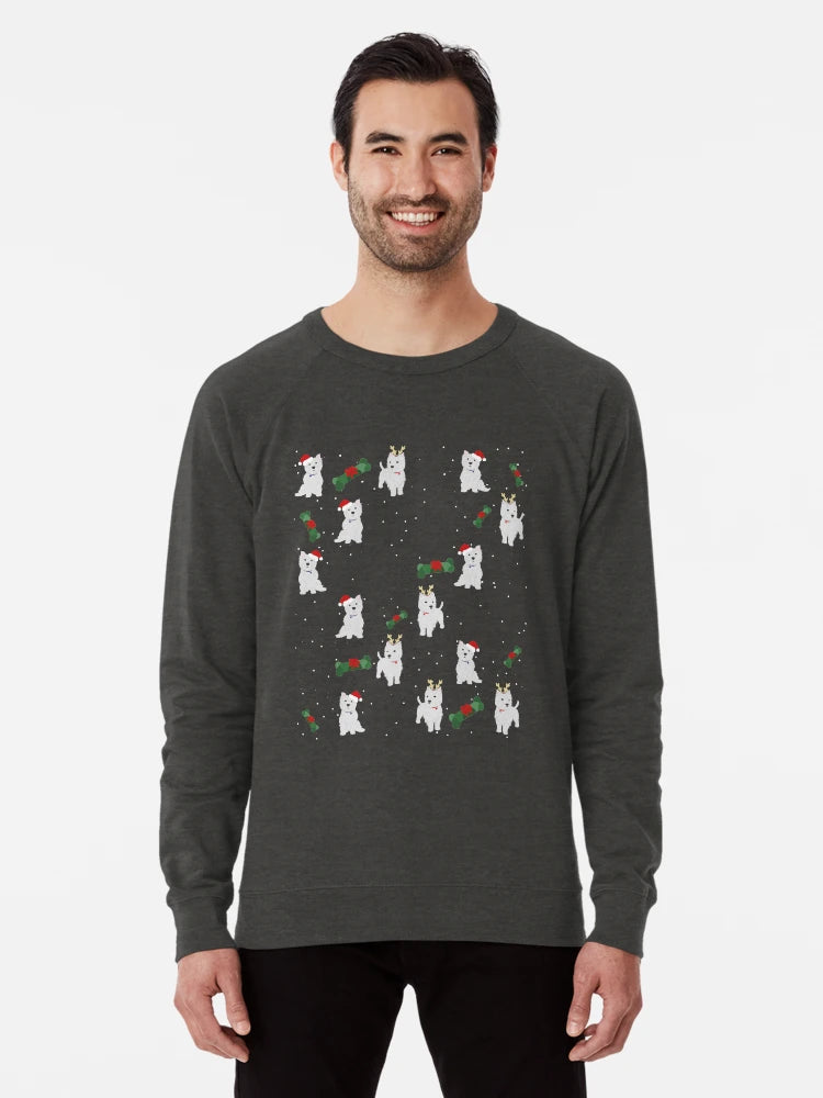 A Very Westie Christmas, Xmas Dog Print