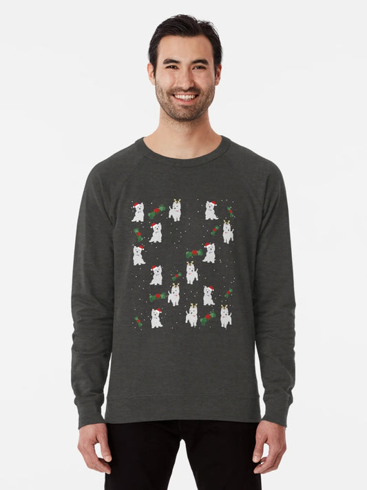 A Very Westie Christmas, Xmas Dog Print