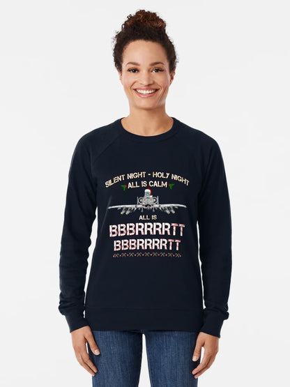 A-10 WARTHOG - Silent Night Christmas T shirt