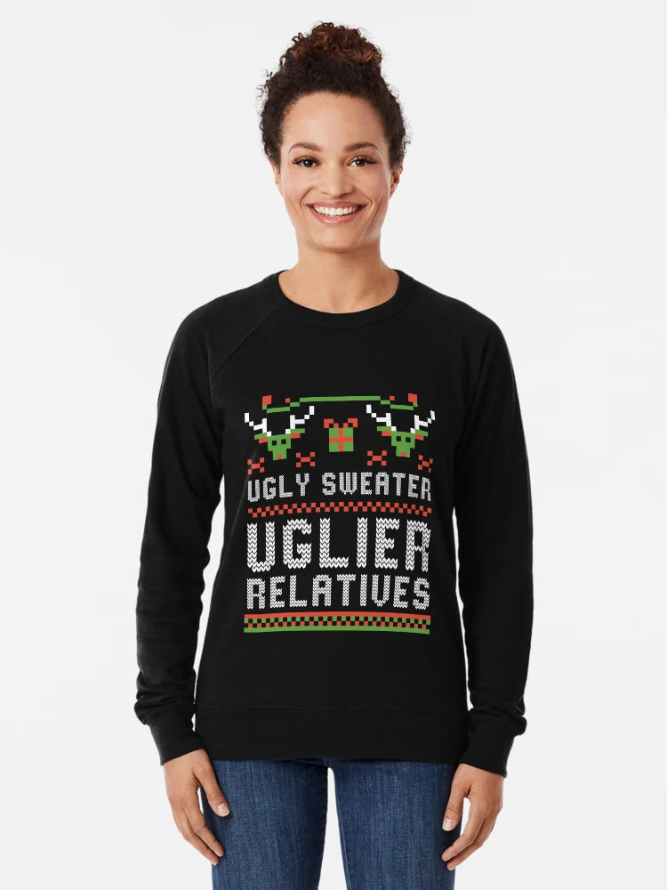 Family Irony Relatives Ugly Christmas