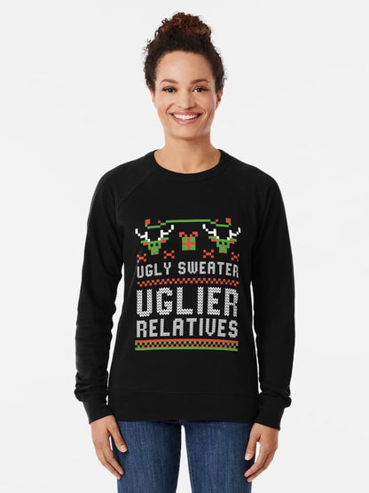 Family Irony Relatives Ugly Christmas