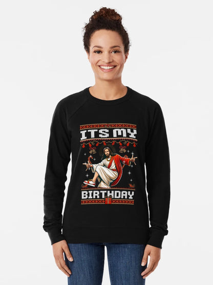 jesus its my birthday christmas xmas funny sweater