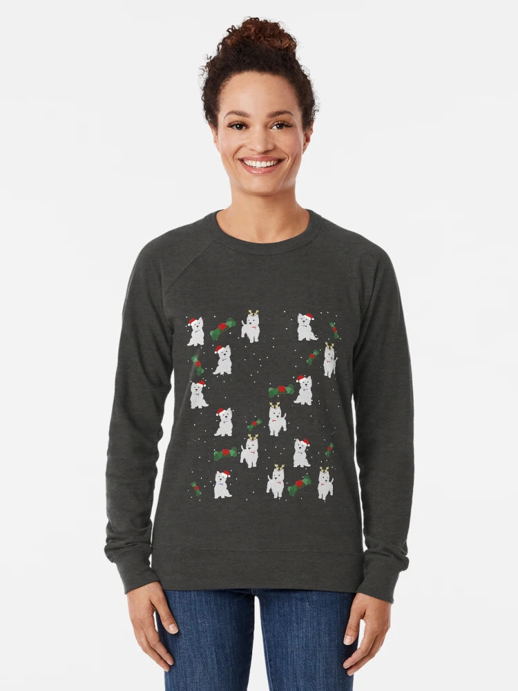 A Very Westie Christmas, Xmas Dog Print