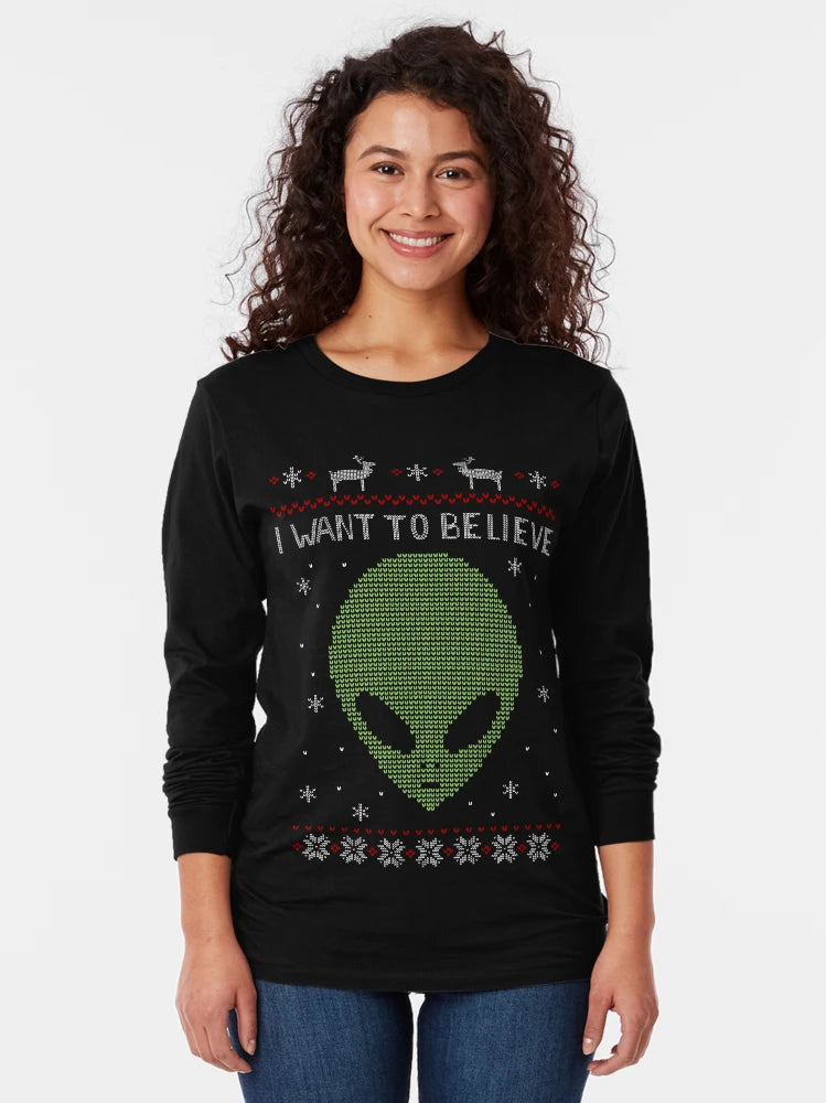 alien ugly sweater