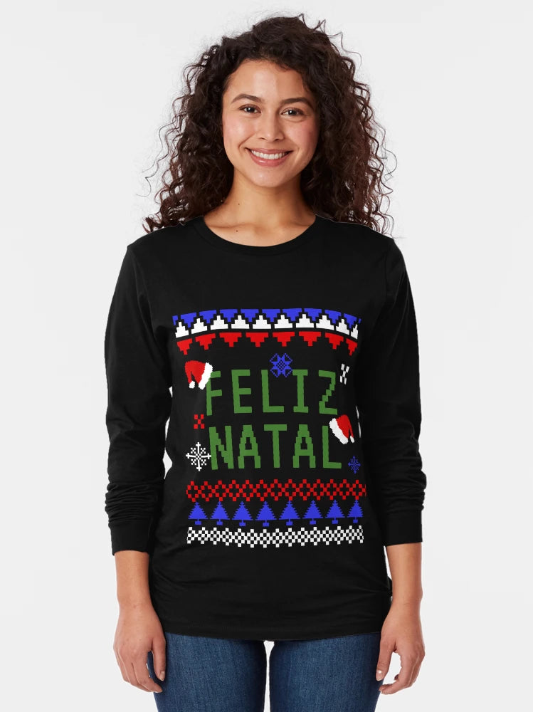 Feliz Natal Ugly Christmas Sweater Design