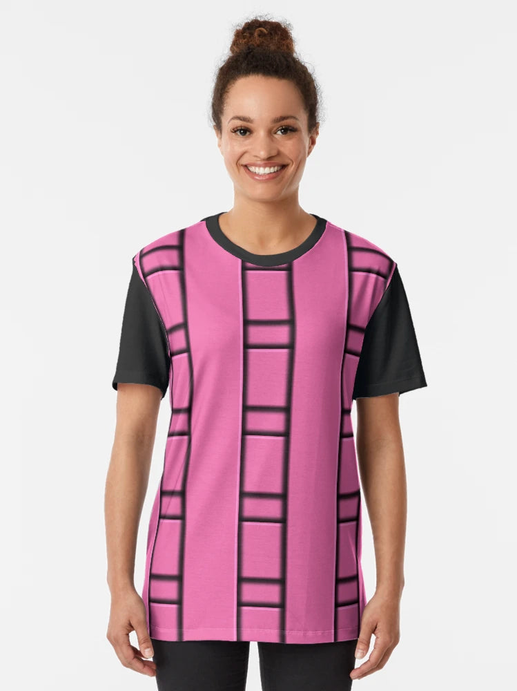 3D Pink Geometric Abstract Pattern