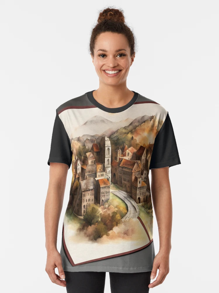 3d Pop Up Card 3D City in the Valley