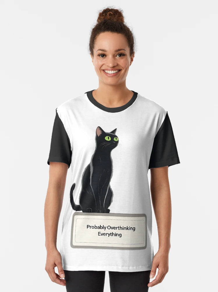 Overthinking Cat Black Cat Overthinking Probably Overthinking Cat Anxious Cat