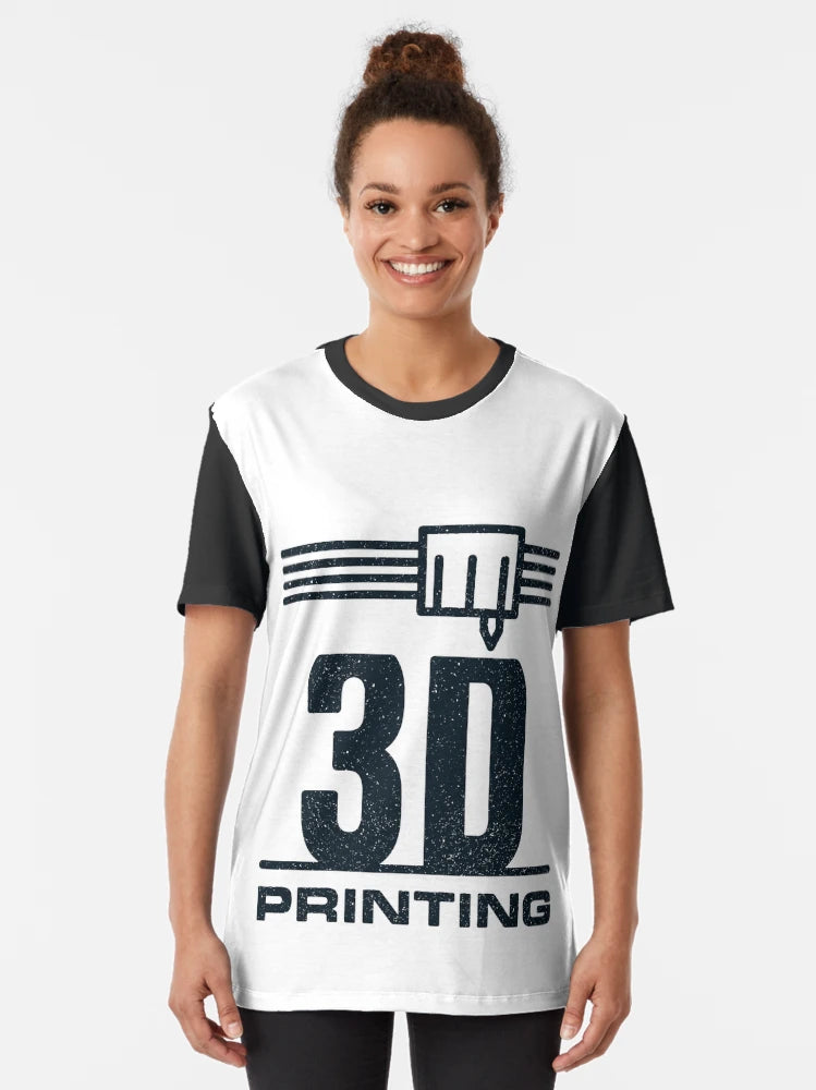 3D Printing distressed cool 3D printer design with Nozzle and Filament