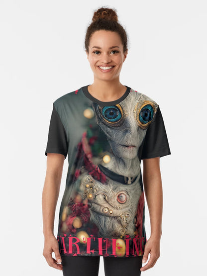 A fun Alien greetings Christmas card for Earthling's