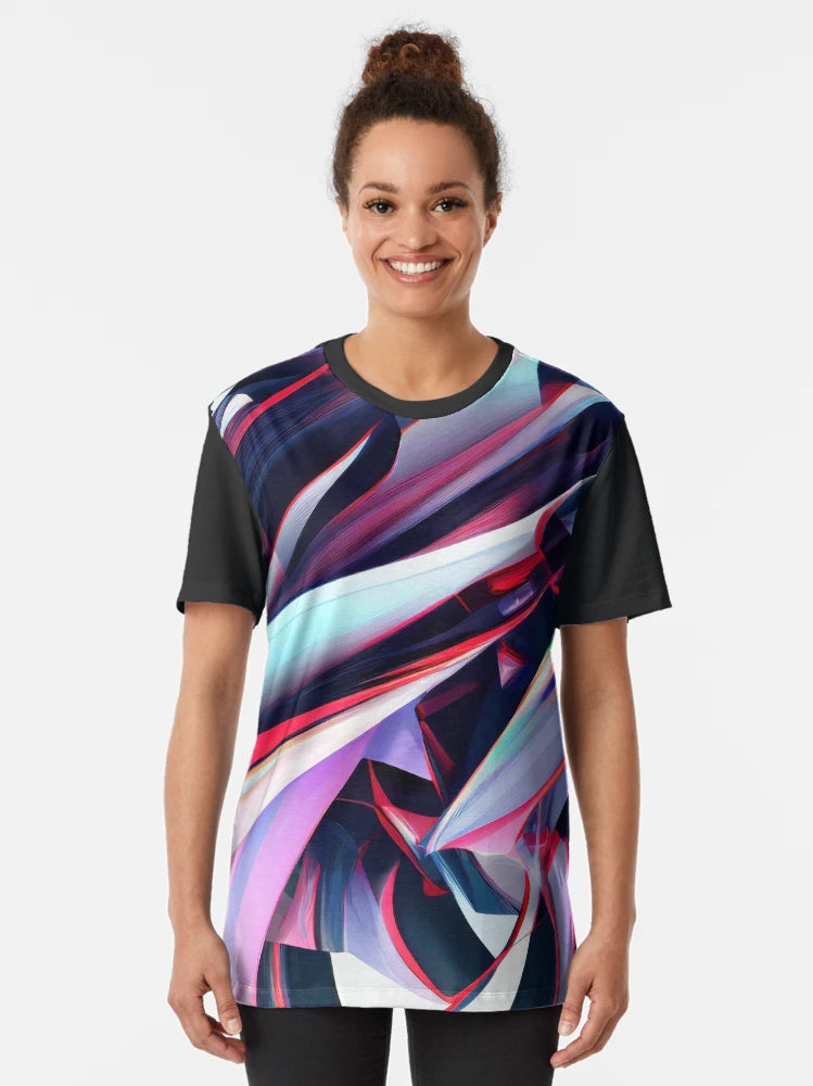 Abstract colorful shaped 3D