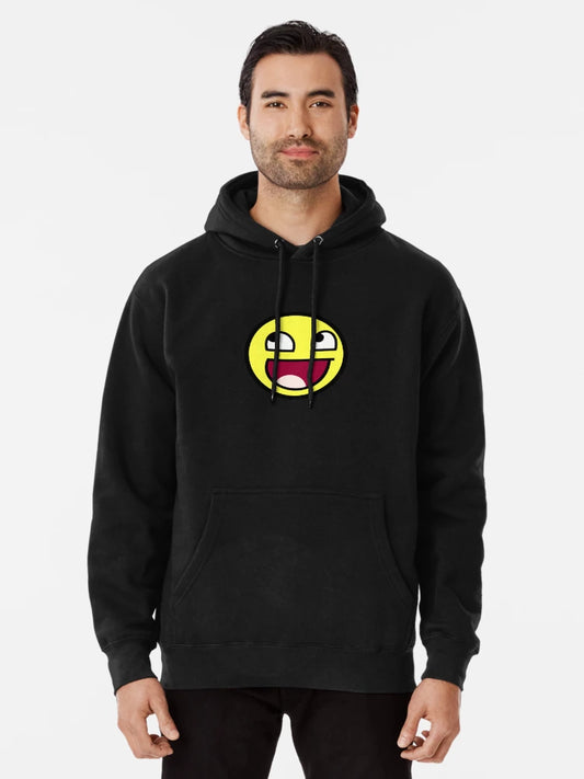 Epic face pixel emoji meme pin sticker