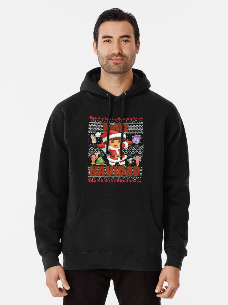 Dora the Explorer Christmas Dora Santa Ugly Sweater