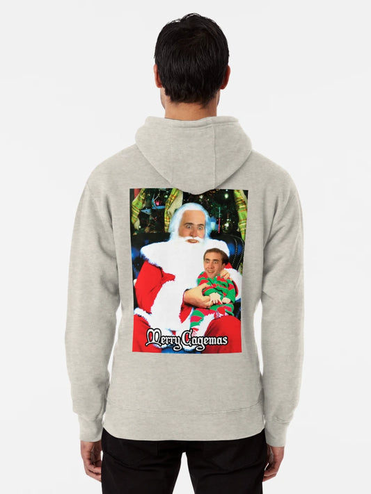 Merry Cagemas Santa Knee Nicolas Cage Christmas