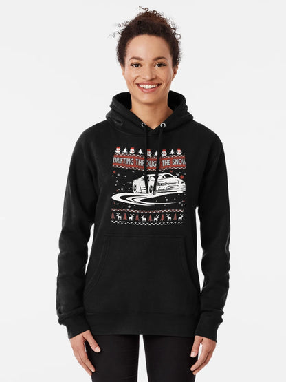 Drifting Through The Snow Ugly Christmas Sweater