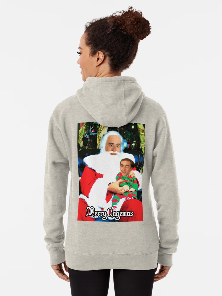 Merry Cagemas Santa Knee Nicolas Cage Christmas