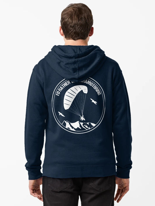 Epic Paramotor Pilot T-Shirt I'd Rather be Paramotoring Parachute Gift