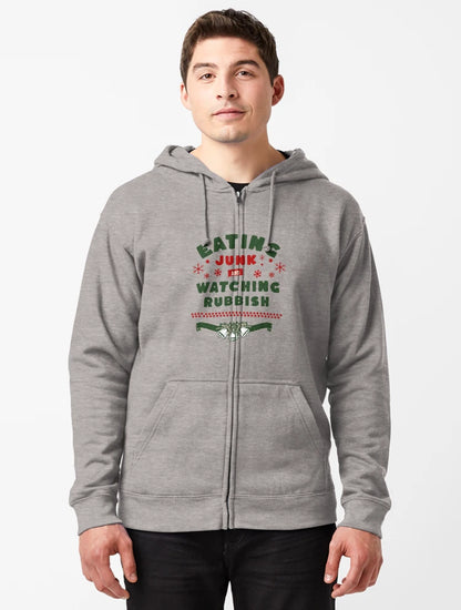 Eating junk and watching rubbish