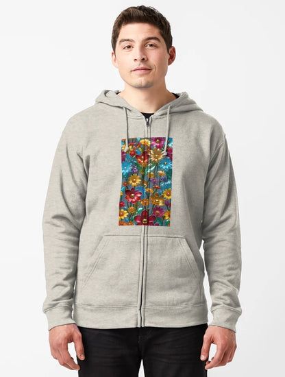 3d Colorful Flowers Backgroun, Floral Pattern