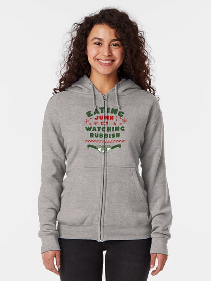 Eating junk and watching rubbish