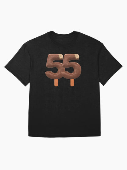 55 Ice Cream Fifty Five Number 3d Chocolate