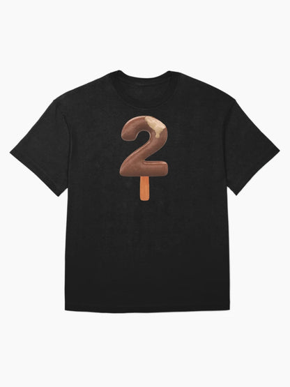 2 Ice Cream Two Number 3d Chocolate