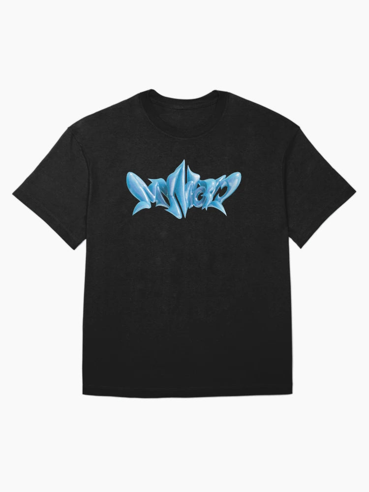 aespa - MY WORLD - 3D Logo (Blue)