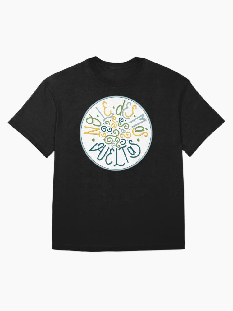 Don't overthink it in green and blue (in Spanish)