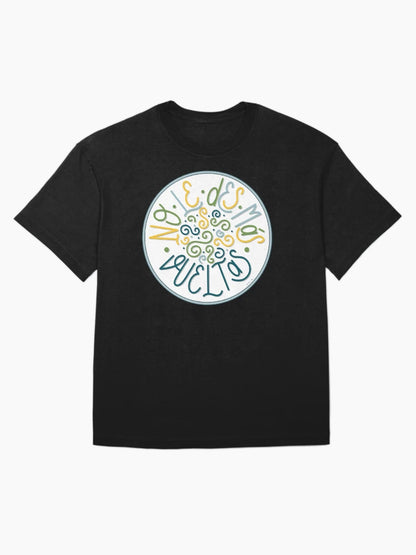 Don't overthink it in green and blue (in Spanish)