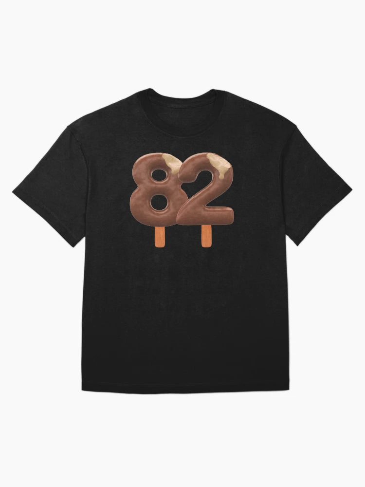 82 Ice Cream Eighty Two Number 3d Chocolate