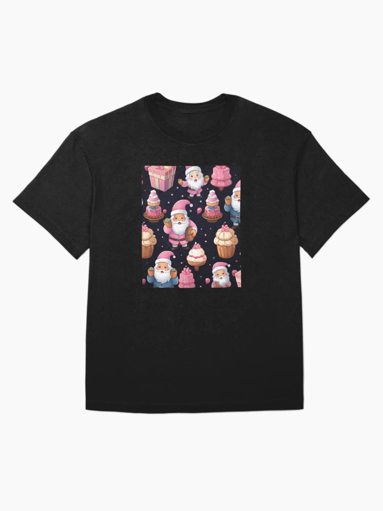 Festive Christmas Designs - Colorful Santa Clauses