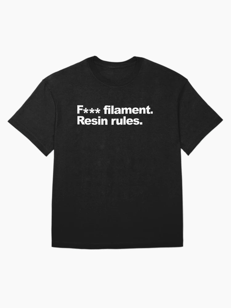 F*** Filament, Resin Rules