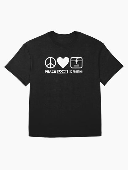 3D Printer Funny 3D Printer Peace Love 3D Printing