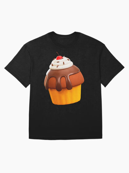 3D  Chocolate Cupcake