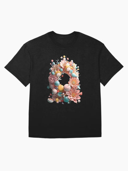 Dreamy Floral Donut 2 - 3D Render in Pastel Colors