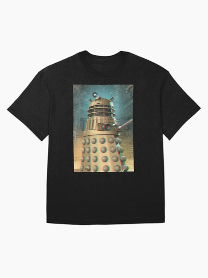 3d Anaglyph pop art illustration of a