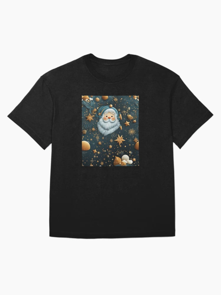 Festive Christmas Designs - Colorful Santa Clauses