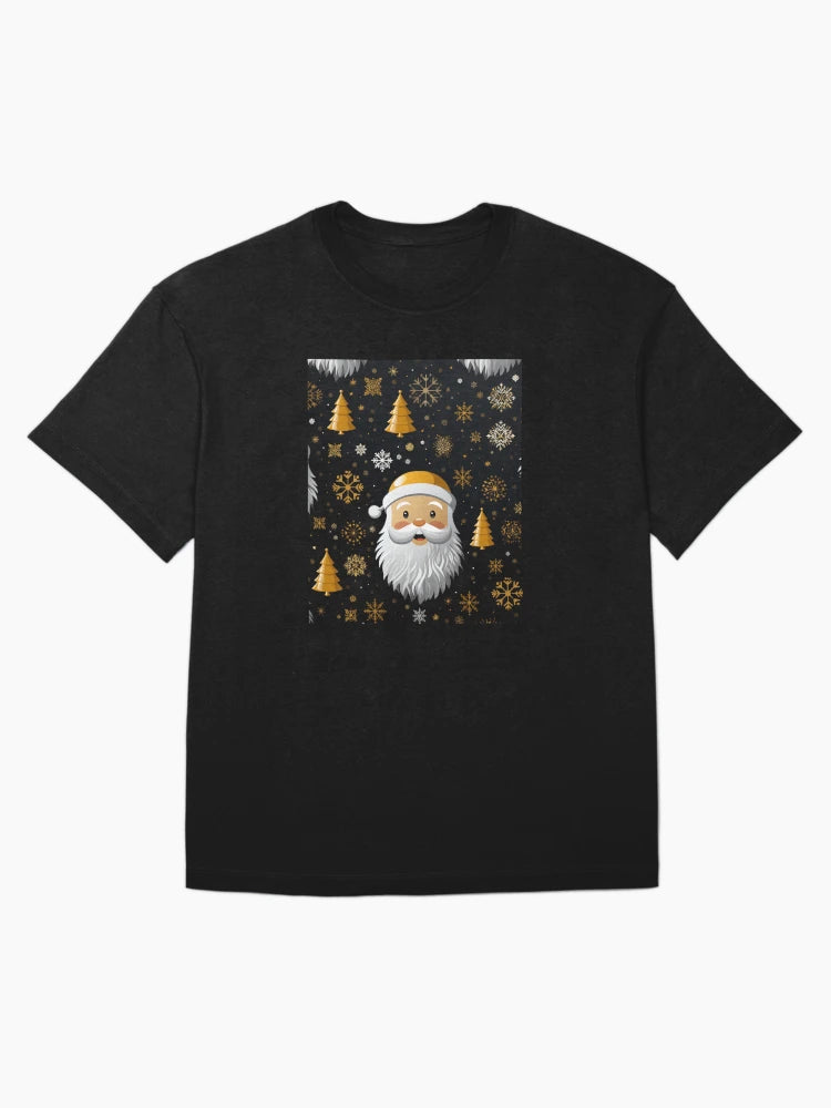 Festive Christmas Designs - Colorful Santa Clauses
