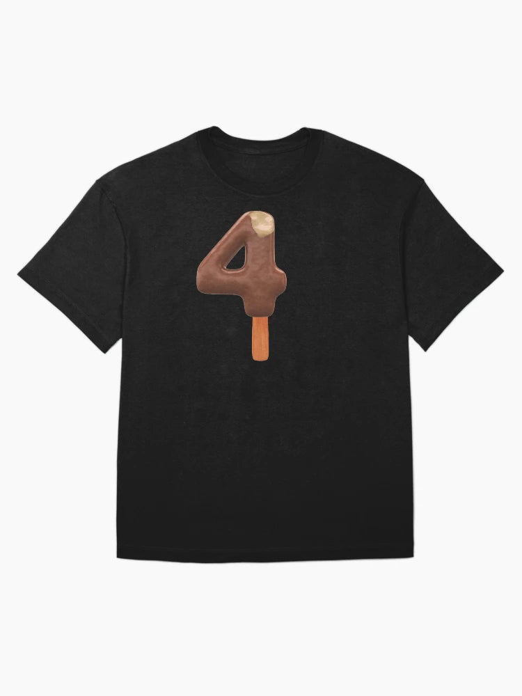 4 Ice Cream Four Number 3d Chocolate