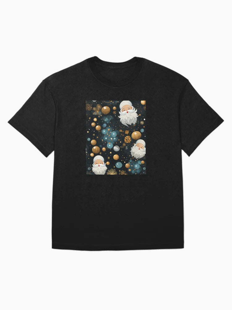 Festive Christmas Designs - Colorful Santa Clauses