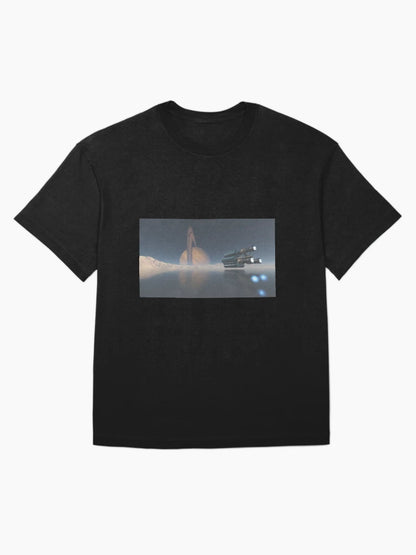 A spacecraft on Titan