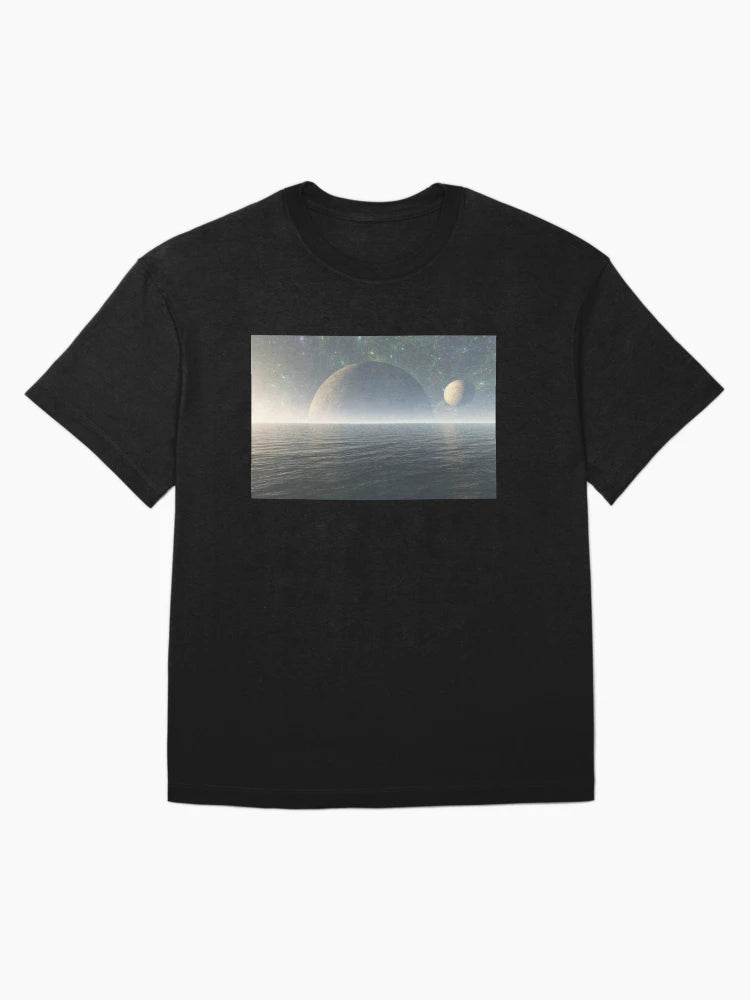 Alien Planet Ocean in Space