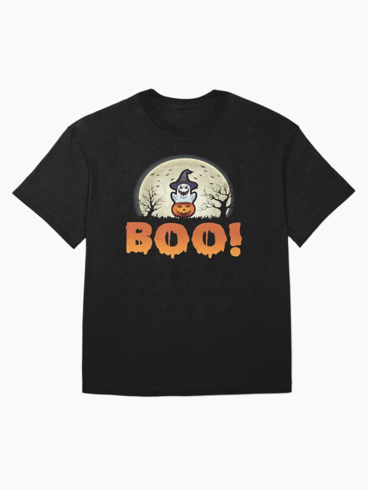 Evil Pumpkin Ghost Boo Halloween